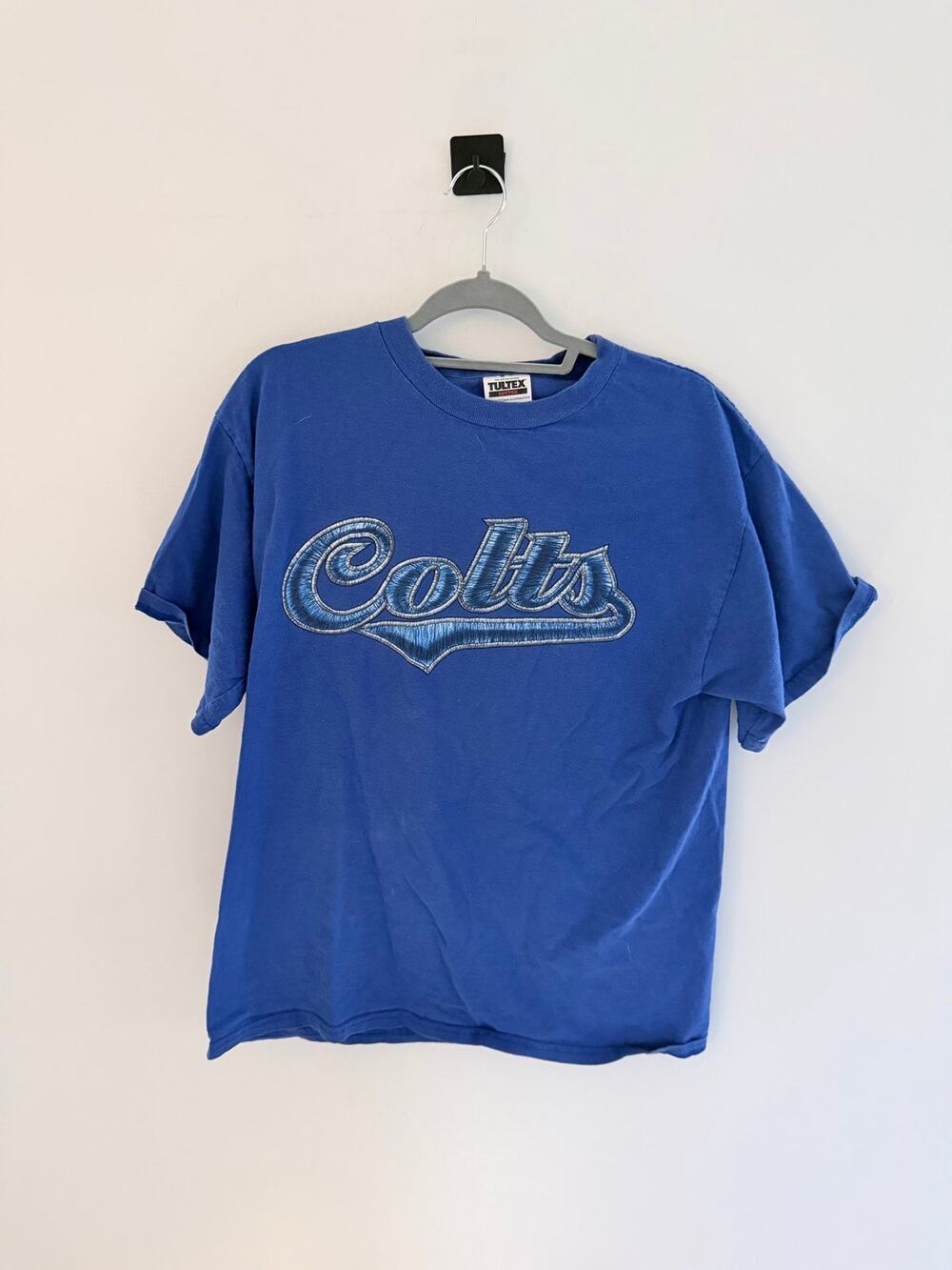 Vintage Tultex Blue Indianapolis Colts NFL T-Shirt-Size L